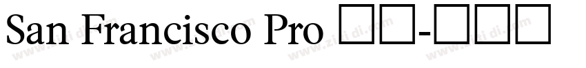San Francisco Pro 字体字体转换